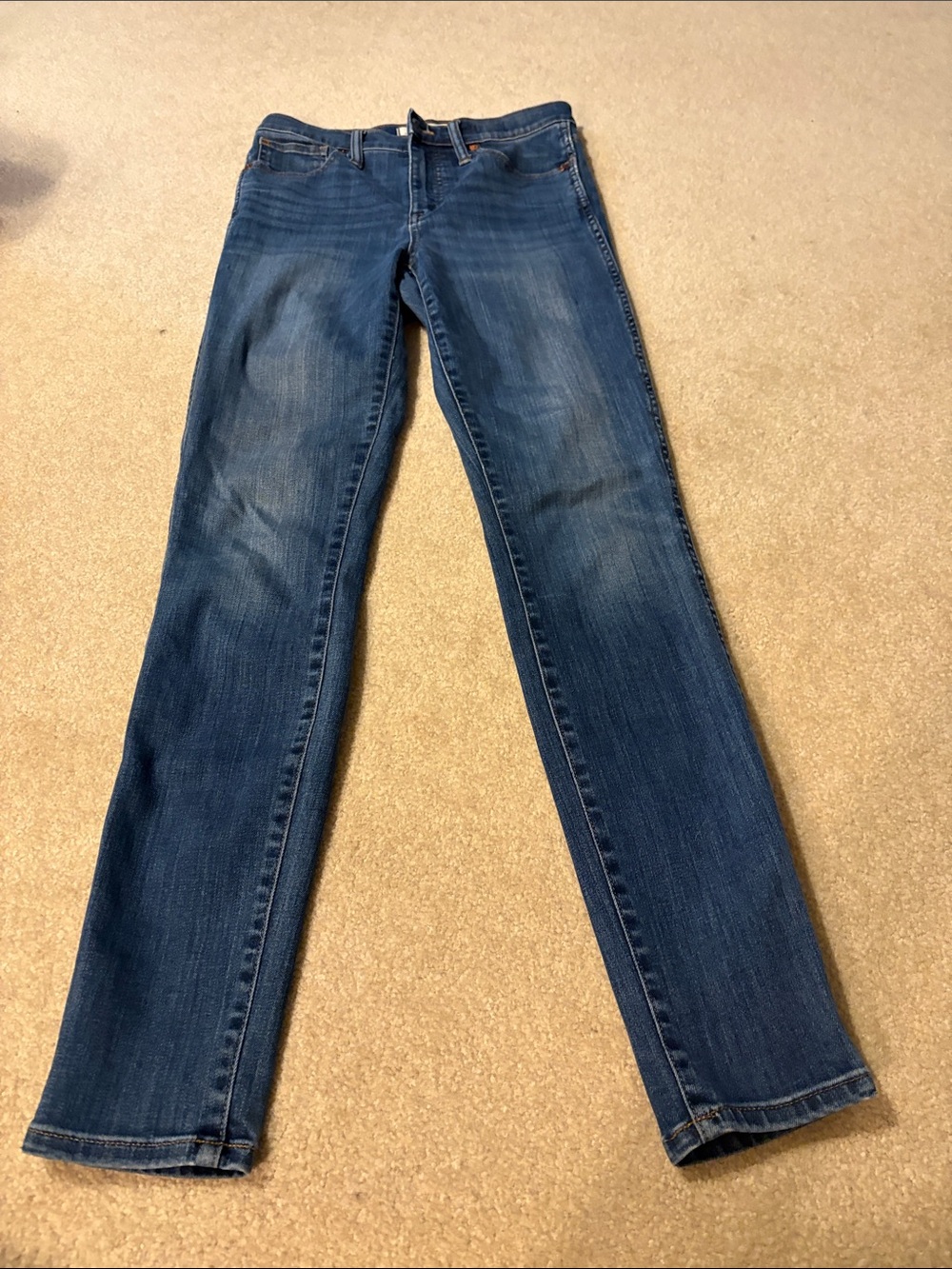 Madewell Straight-Leg Jeans in Dark Blue Wash